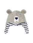 Tom Joules Mütze Kindermütze Babymütze Bär grau 6-12 Monate Tom Joules Mütze Kindermütze Babymütze Bär grau 6-12 Monate