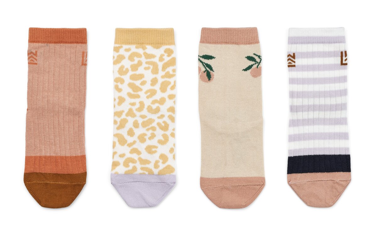 Liewood Strümpfe Socken Silas Leo Jojoba 4er Set 17/18 (0-6 Monate)