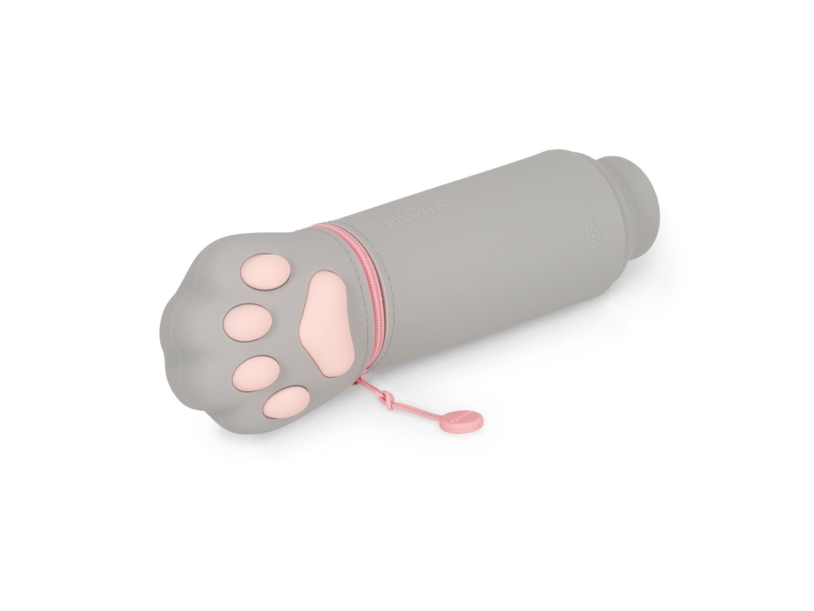 Legami 2 in 1 Federmäppchen aus Silikon Kawaii Katzenpfote