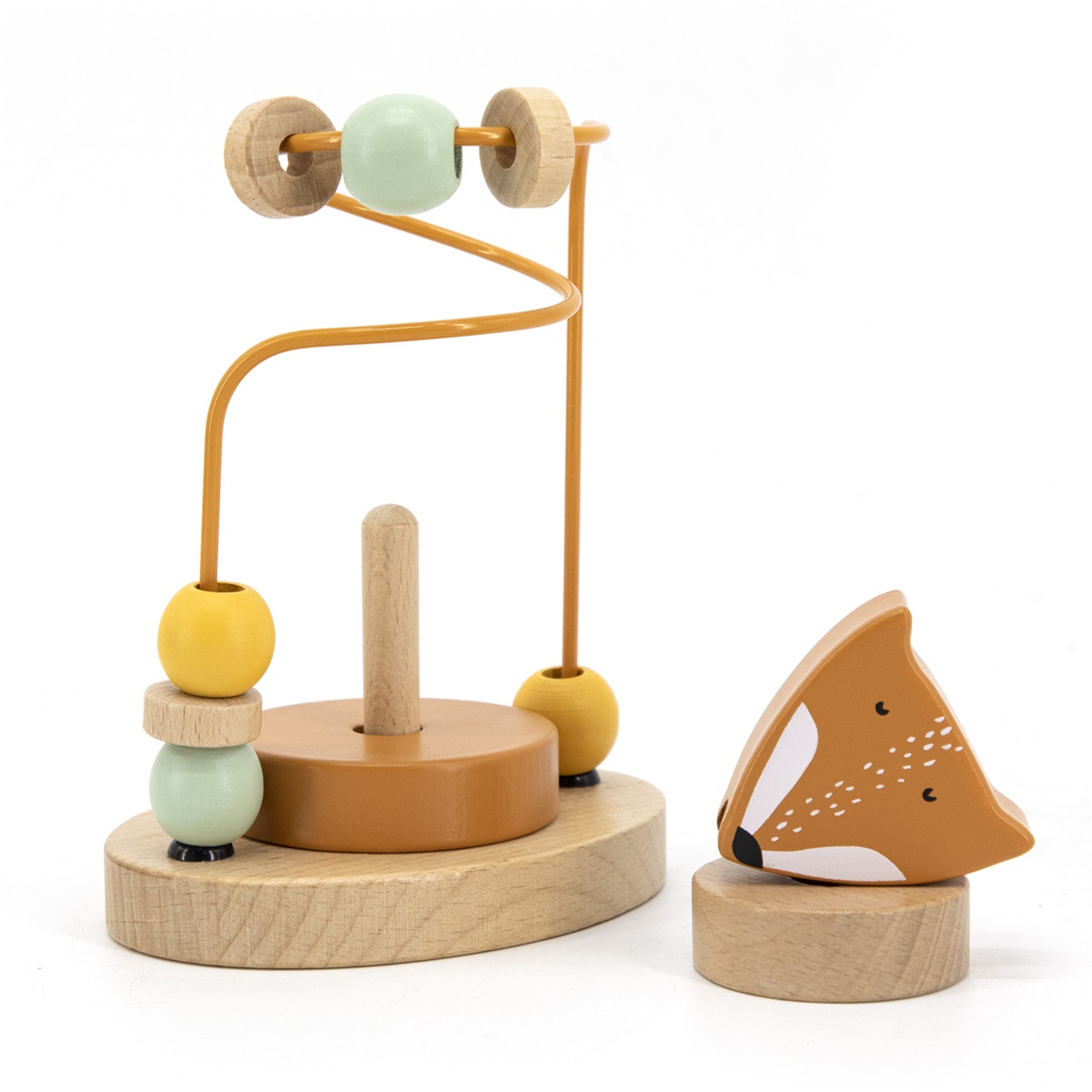 Trixie Baby Holz Motorikschleife Fuchs Mr Fox