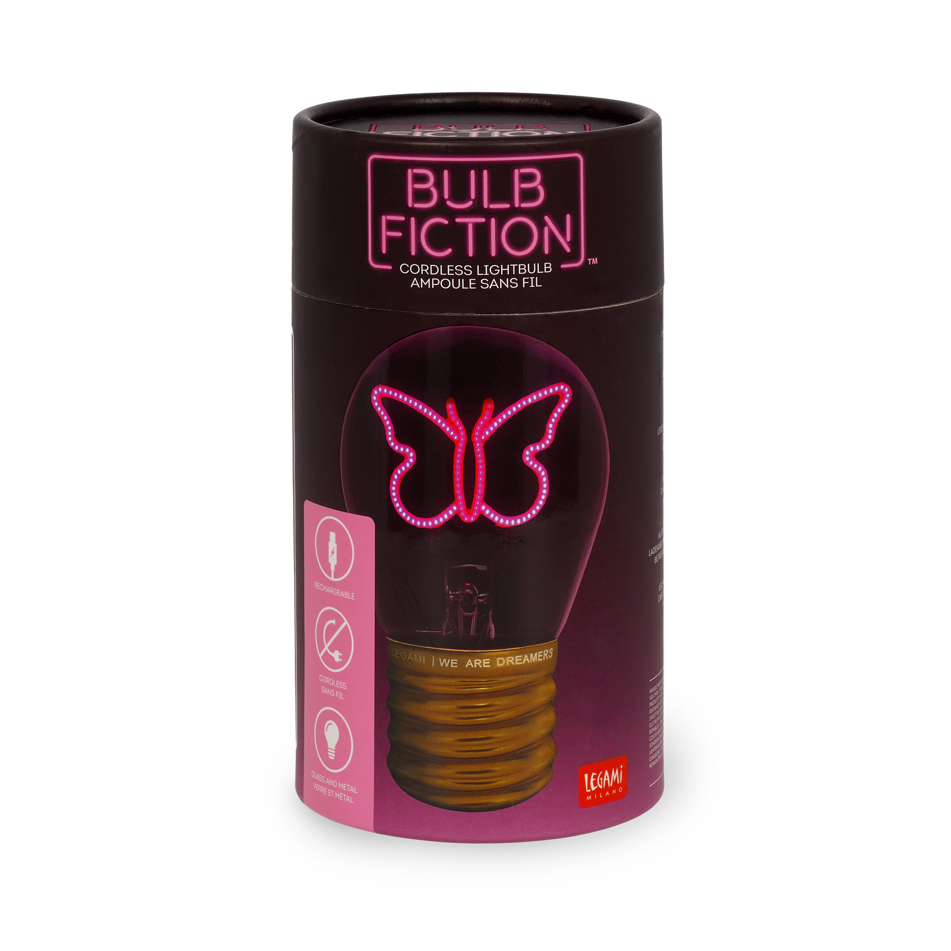 Legami Tischlampe in Glühbirnendesign Bulb Fiction Butterfly Schmetterling Legami Tischlampe in Glühbirnendesign Bulb Fiction Butterfly Schmetterling
