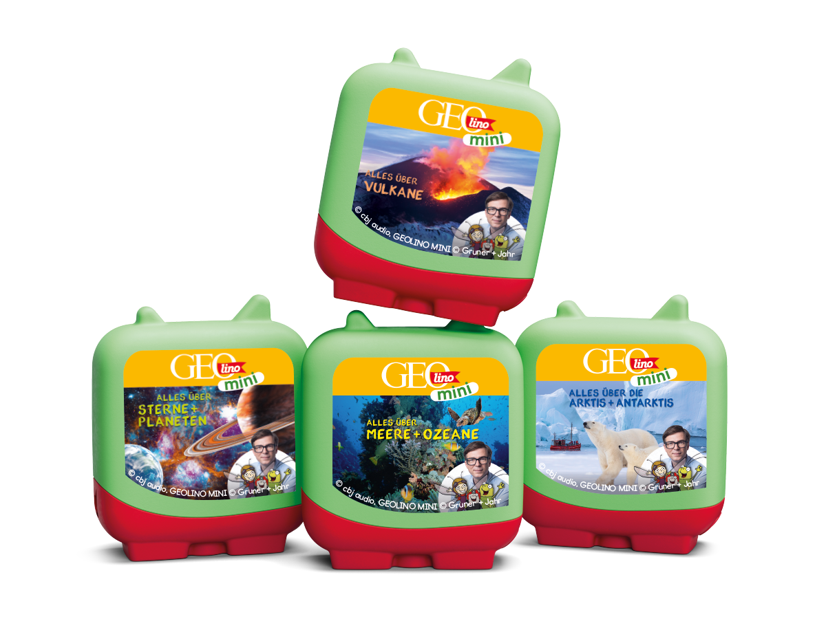 Tonie Clever Tonie Geolino Mini 4er Set ab 5 Jahren
