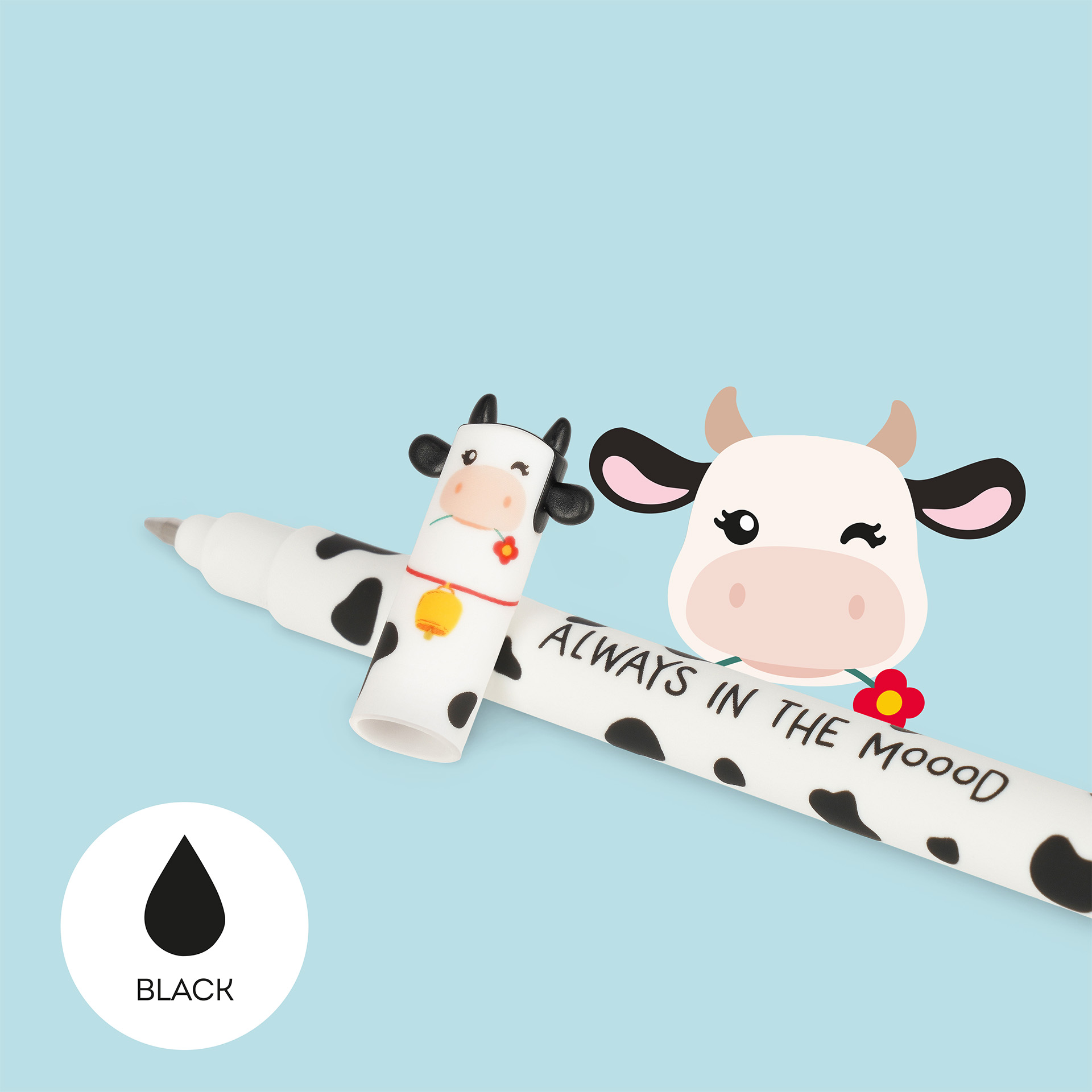 Legami Löschbarer Gelstift Gel Pen Cow Kuh