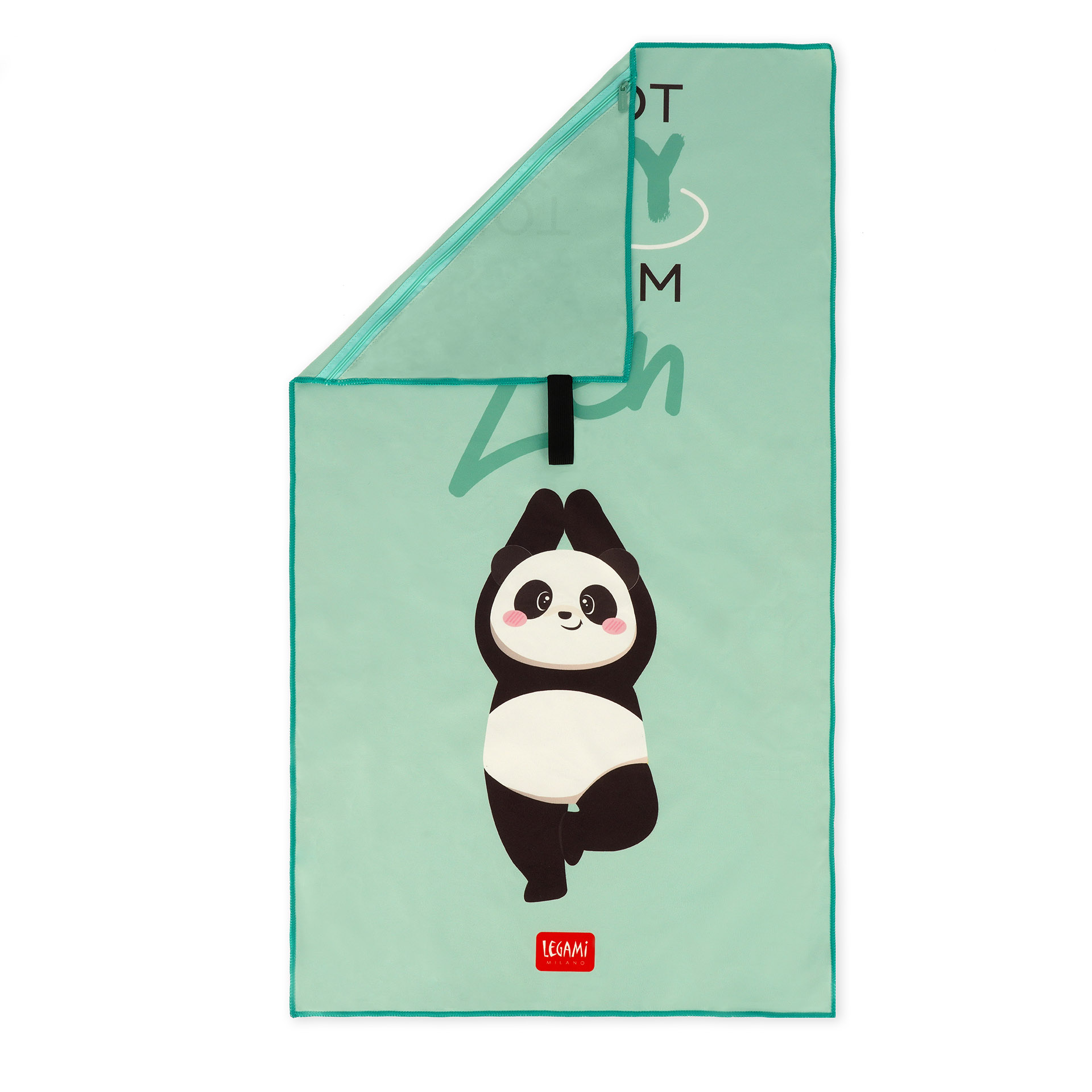 Legami Sporthandtuch Fitness Towel Panda 