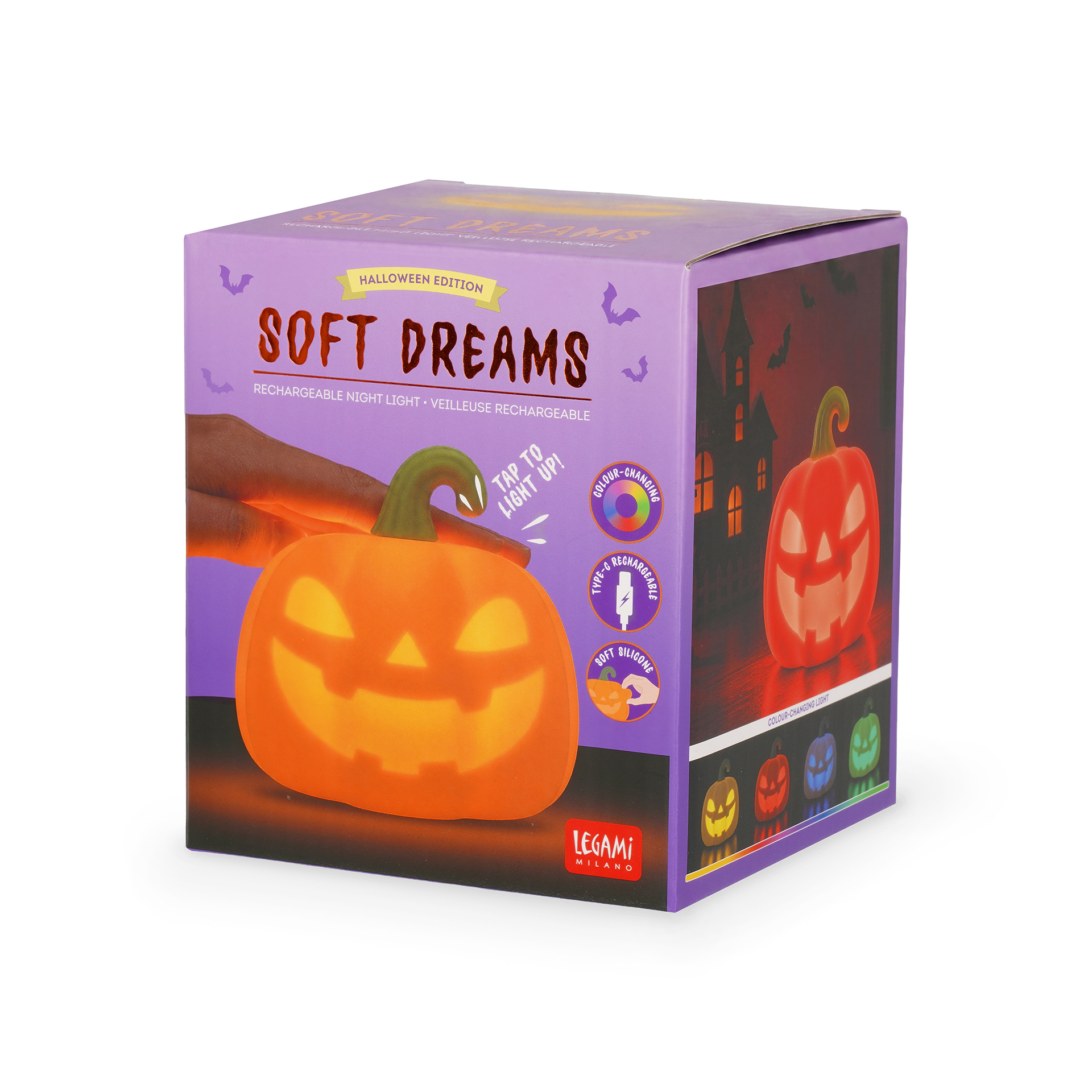 Legami Nachtlicht Soft Dreams Pumpkin Kürbis