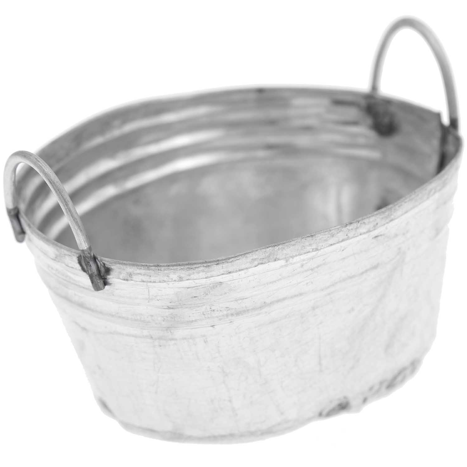 Rico Design Wichtel Miniatur Metalleimer Oval