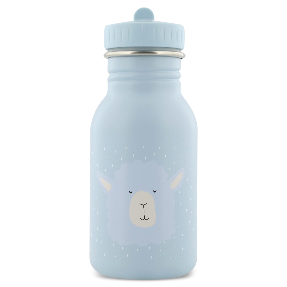 Trixie Trinkflasche aus Edelstahl Mr. Alpaca Lama Hellblau 350ml