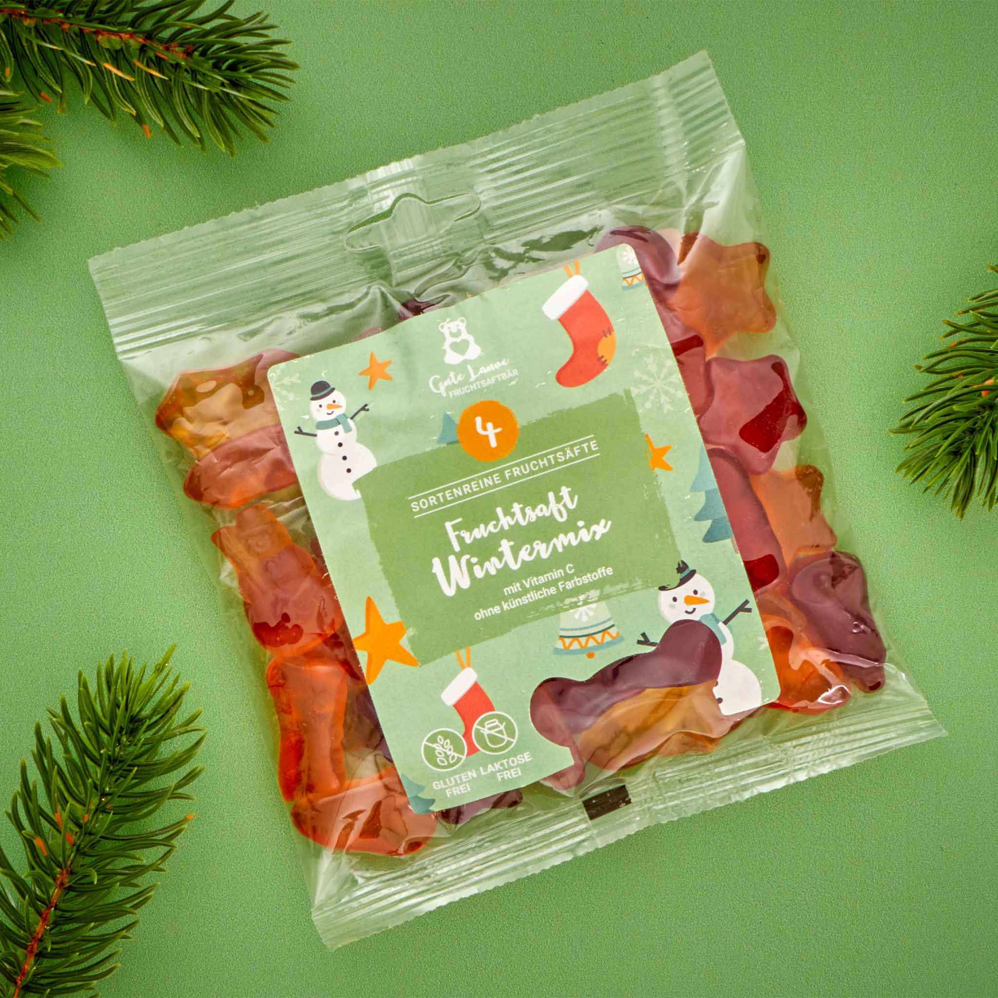 Naschlabor Fruchtgummi Fruchtsaft Wintermix 150 g