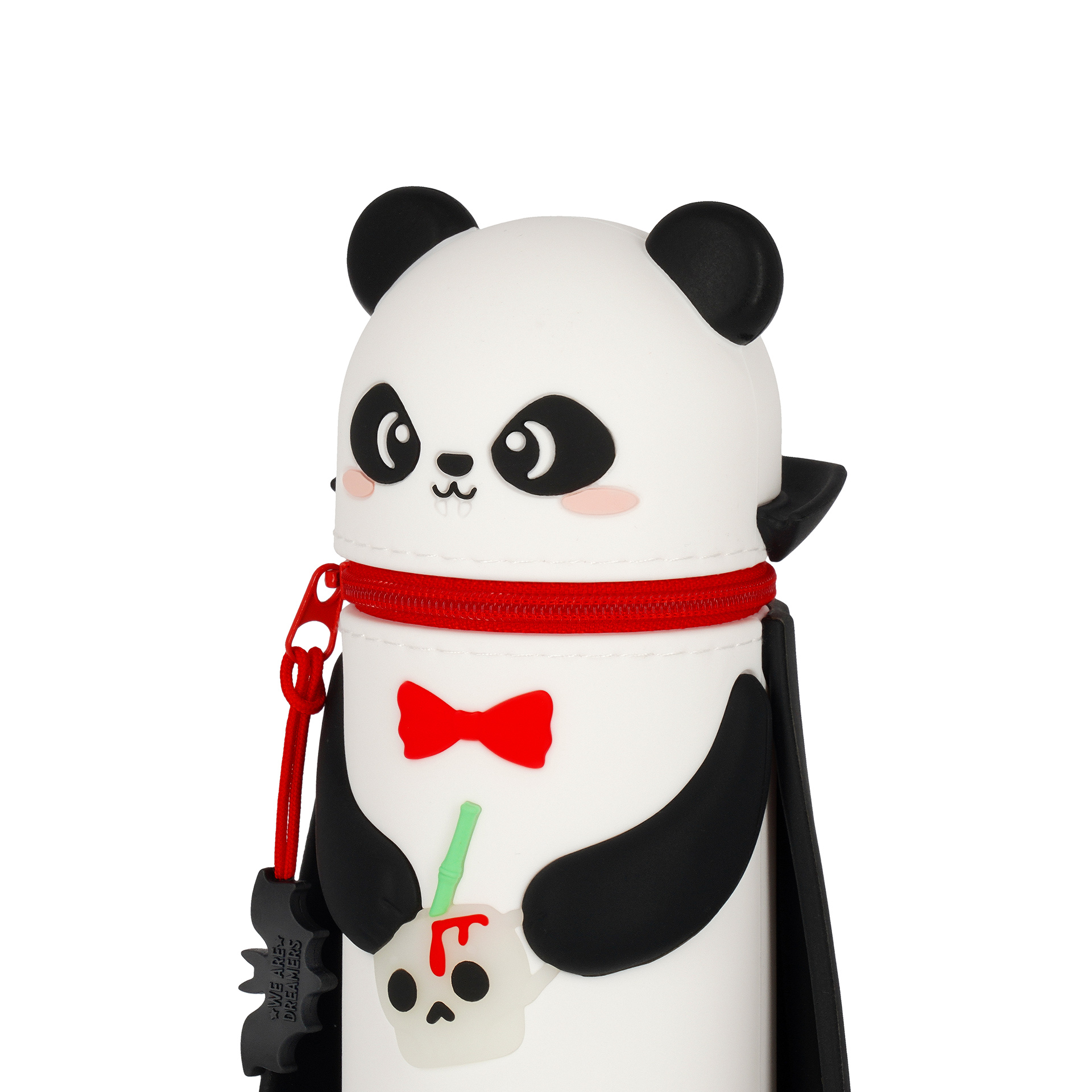 Legami 2 in 1 Federmäppchen aus Silikon Kawaii Bam Boo Panda