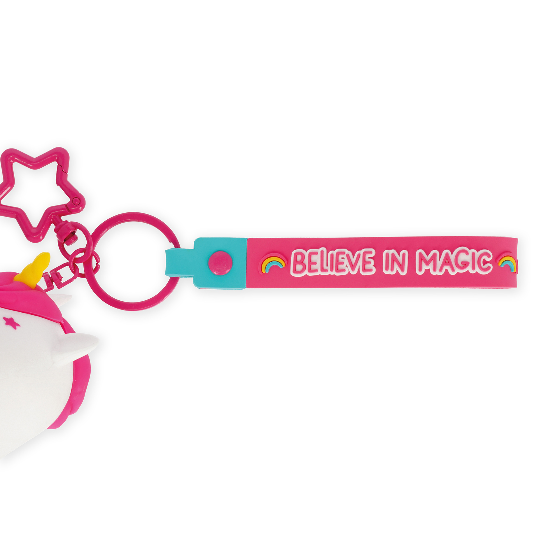 Legami Mini Kawaii Münztasche mit Schlüsselanhänger Unicorn Einhorn