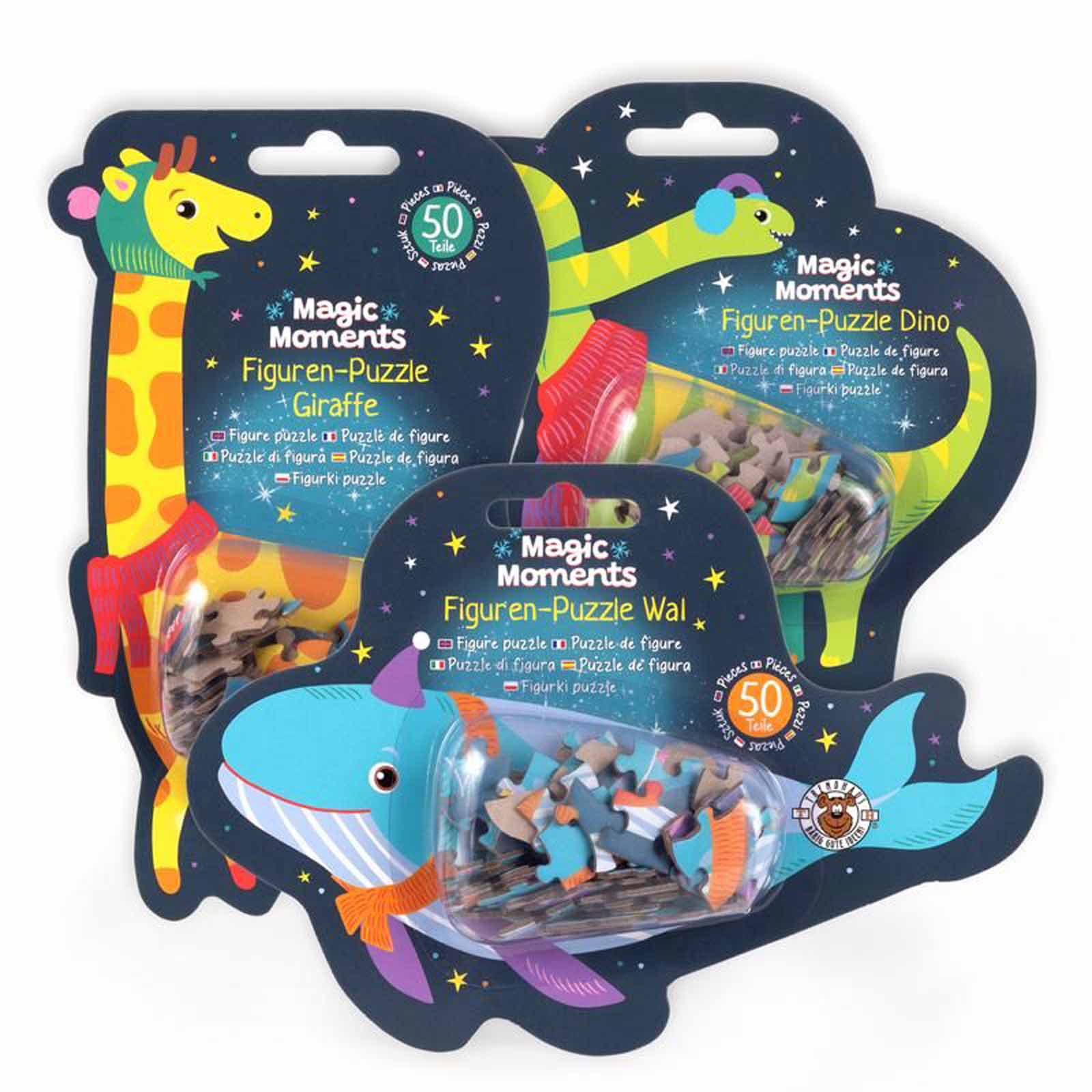 Trendhaus Magic Moments Figuren-Puzzle 50 Teile sortiert
