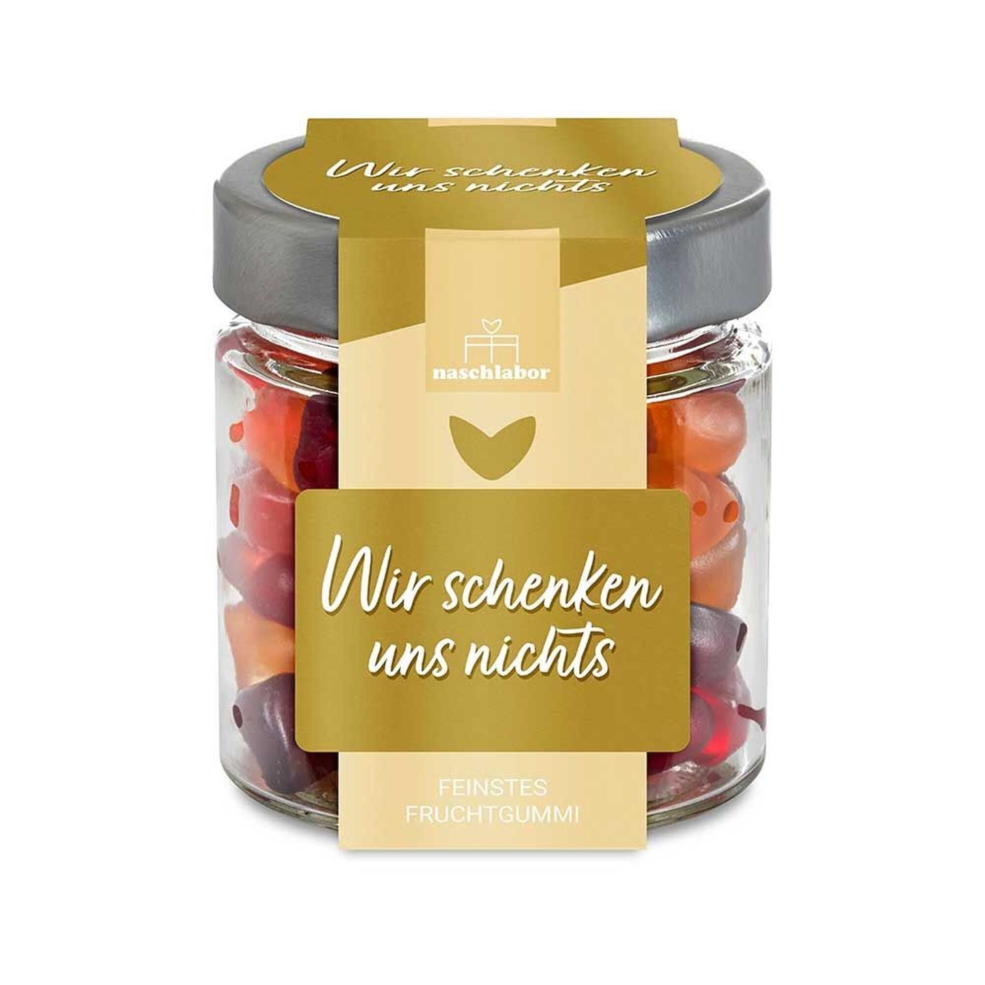 Naschlabor Fruchtgummi Wir schenken uns nichts Gummibärchen 120g