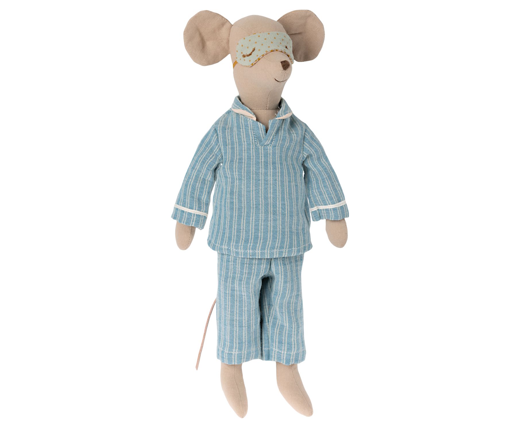 Maileg Maus mit Pyjama und Schlafmaske Junge, medium
