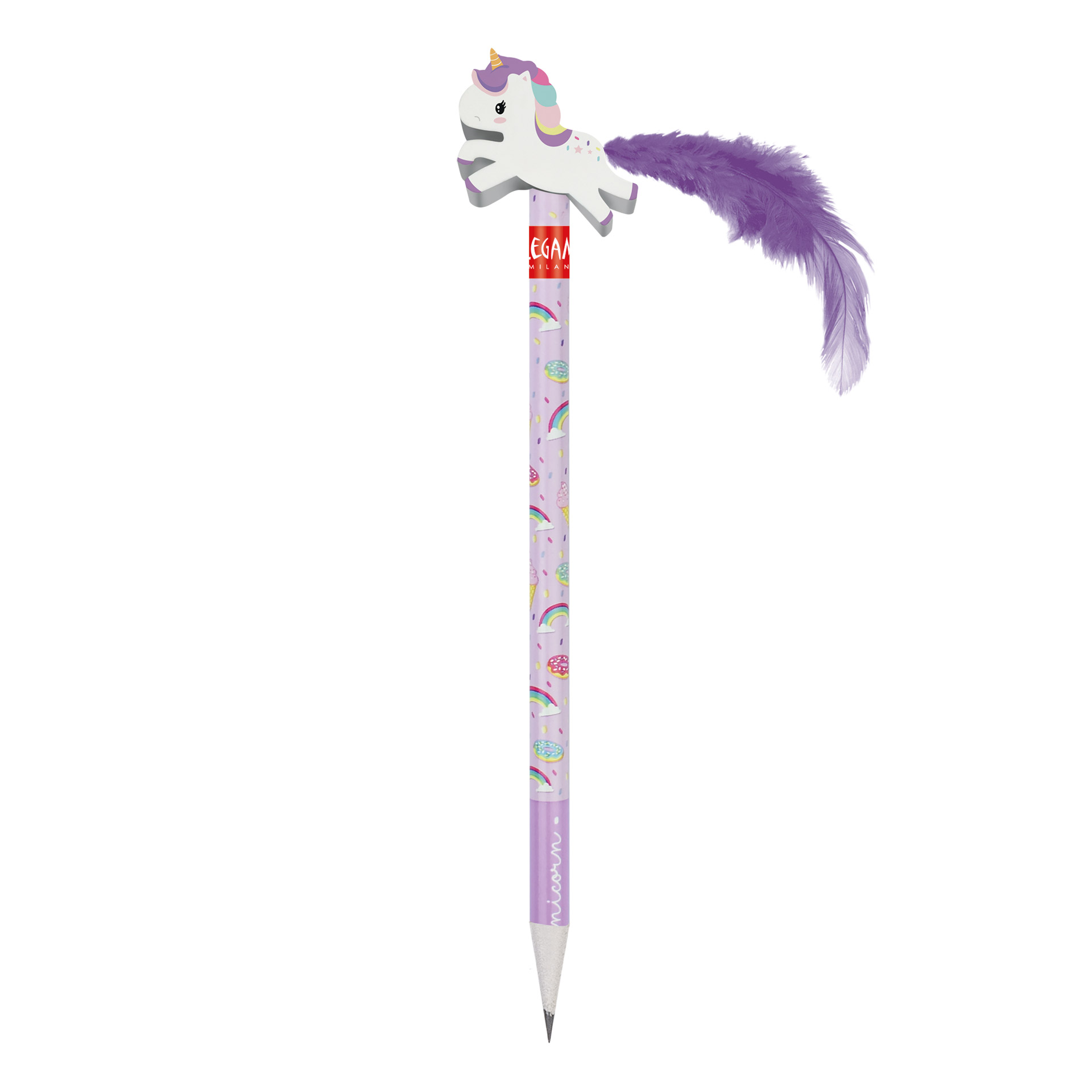Legami Bleistift mit Radiergummi Unicorn Einhorn