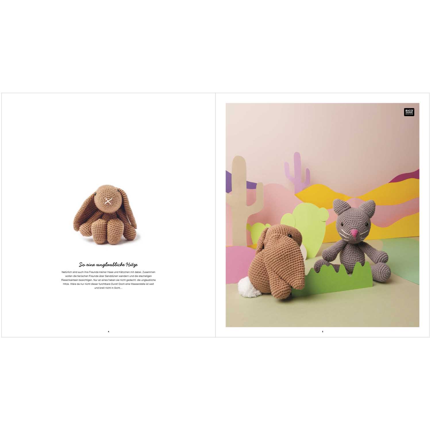 Rico Design Ricorumi Häkelanleitung Puppies