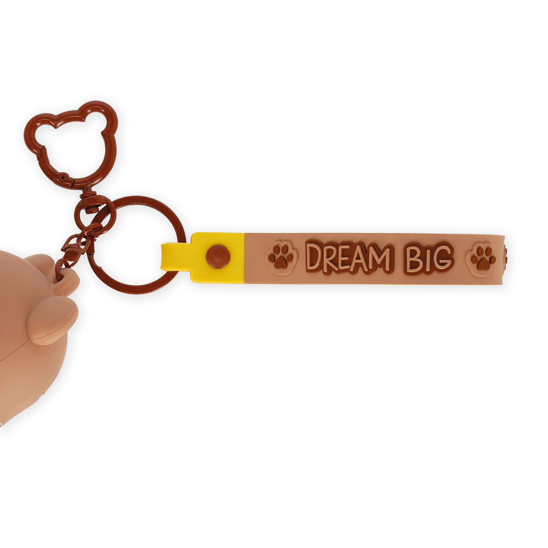 Legami Mini Kawaii Münztasche mit Schlüsselanhänger Teddy Bear Bär