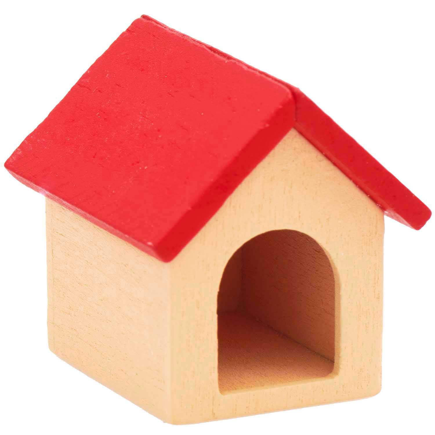 Rico Design Miniatur Hundehütte aus Holz