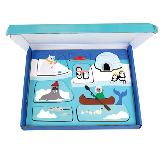 Schönes Bilderpuzzle Polar Expedition