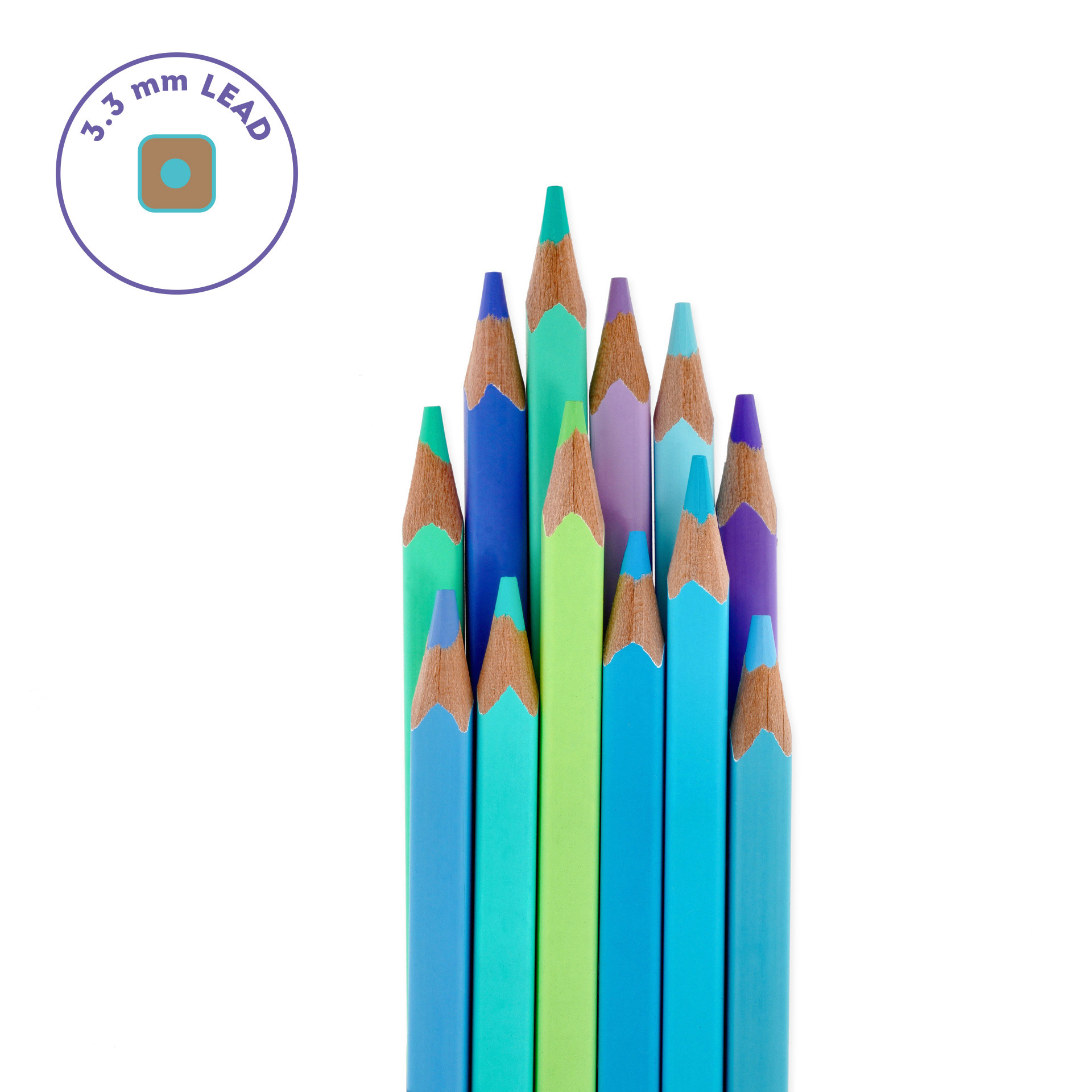 Legami Buntstifte 12er Set Ocean Palette