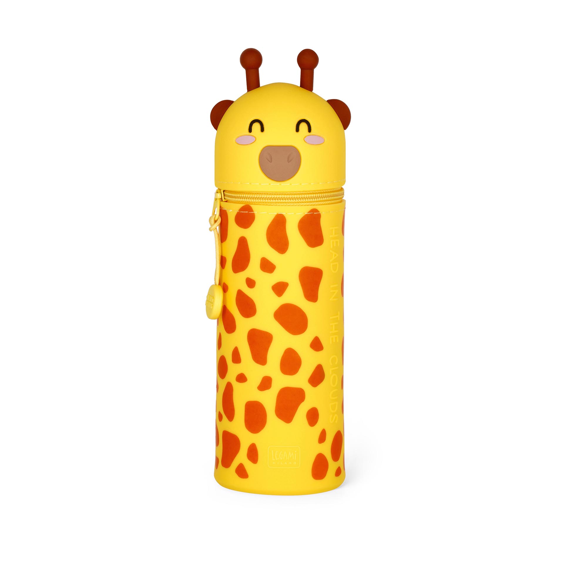 Legami 2 in 1 Federmäppchen aus Silikon Kawaii Giraffe