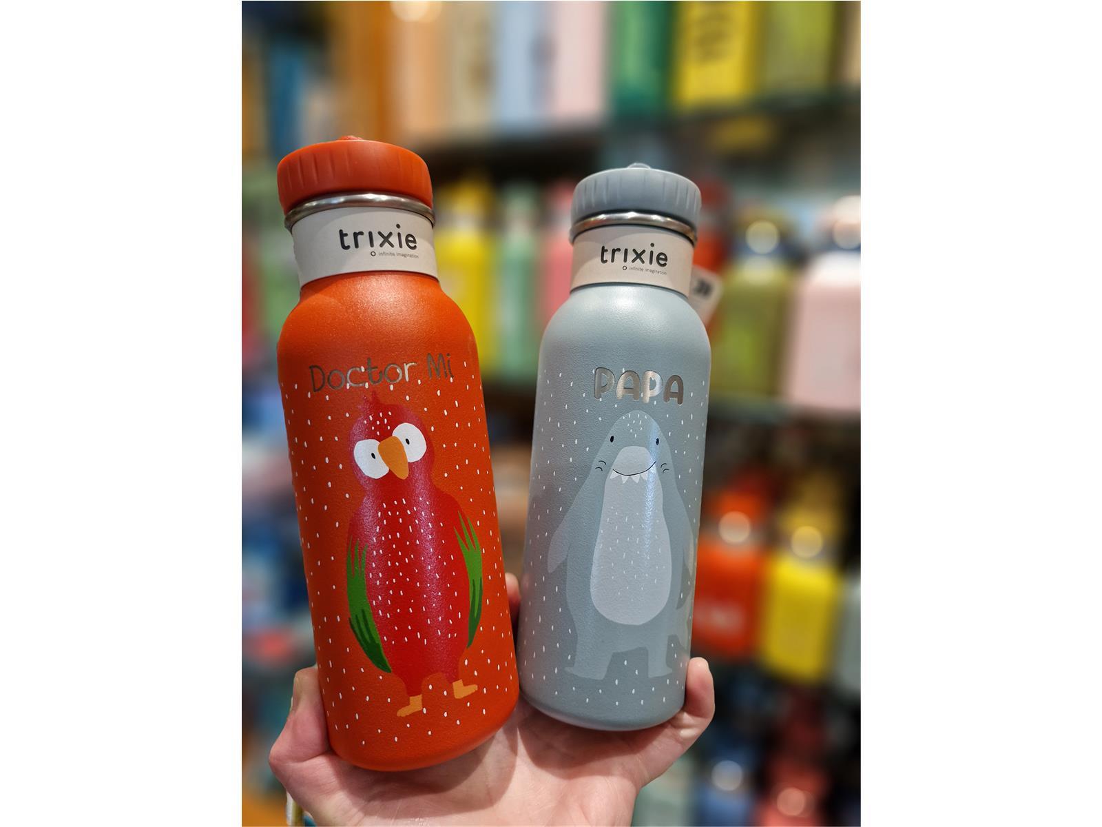 Trixie Trinkflasche aus Edelstahl Mr Parrot Papagei 500ml