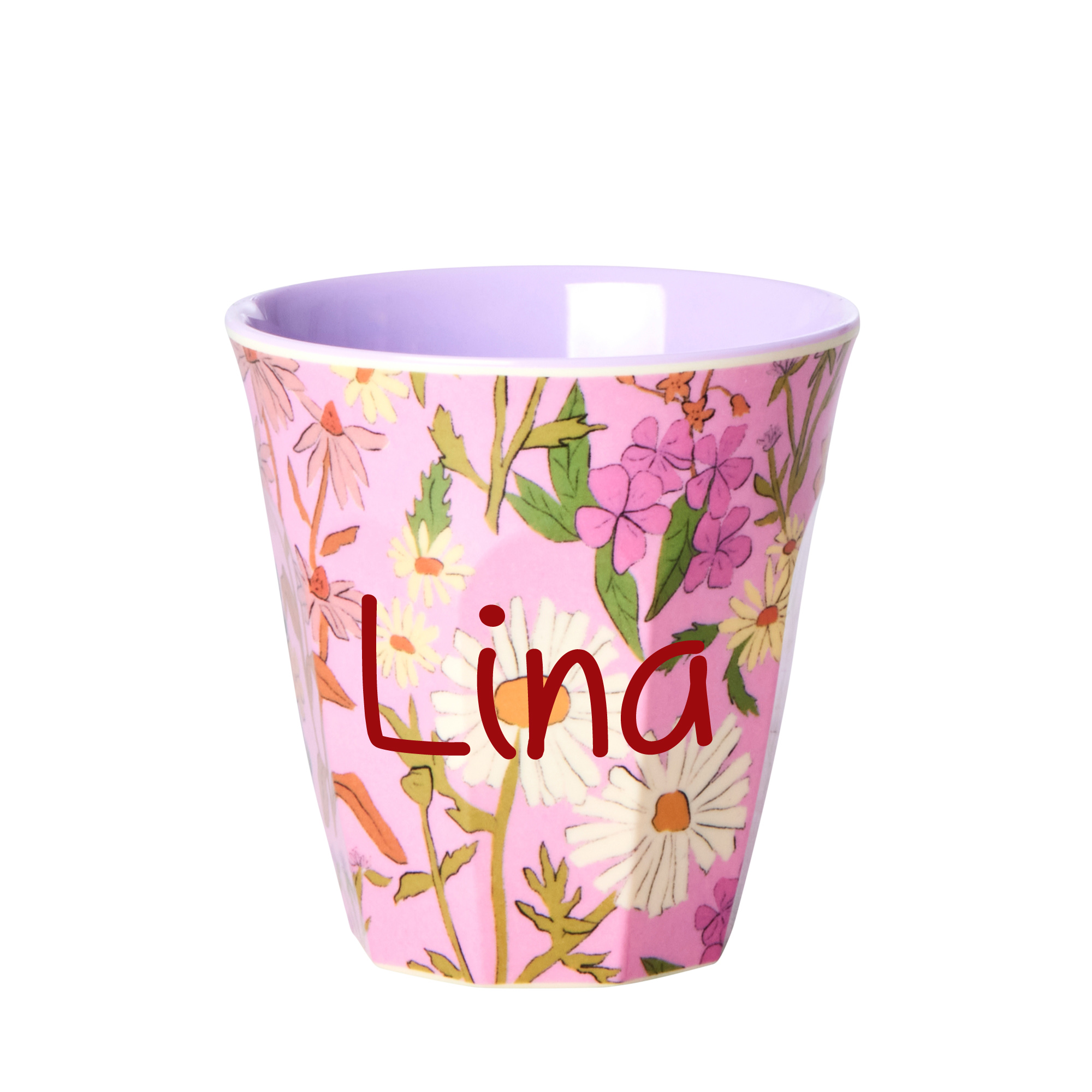Elfenstall Rice Becher mit Wunsch-Namen personalisiert Medium Daisy Dearest