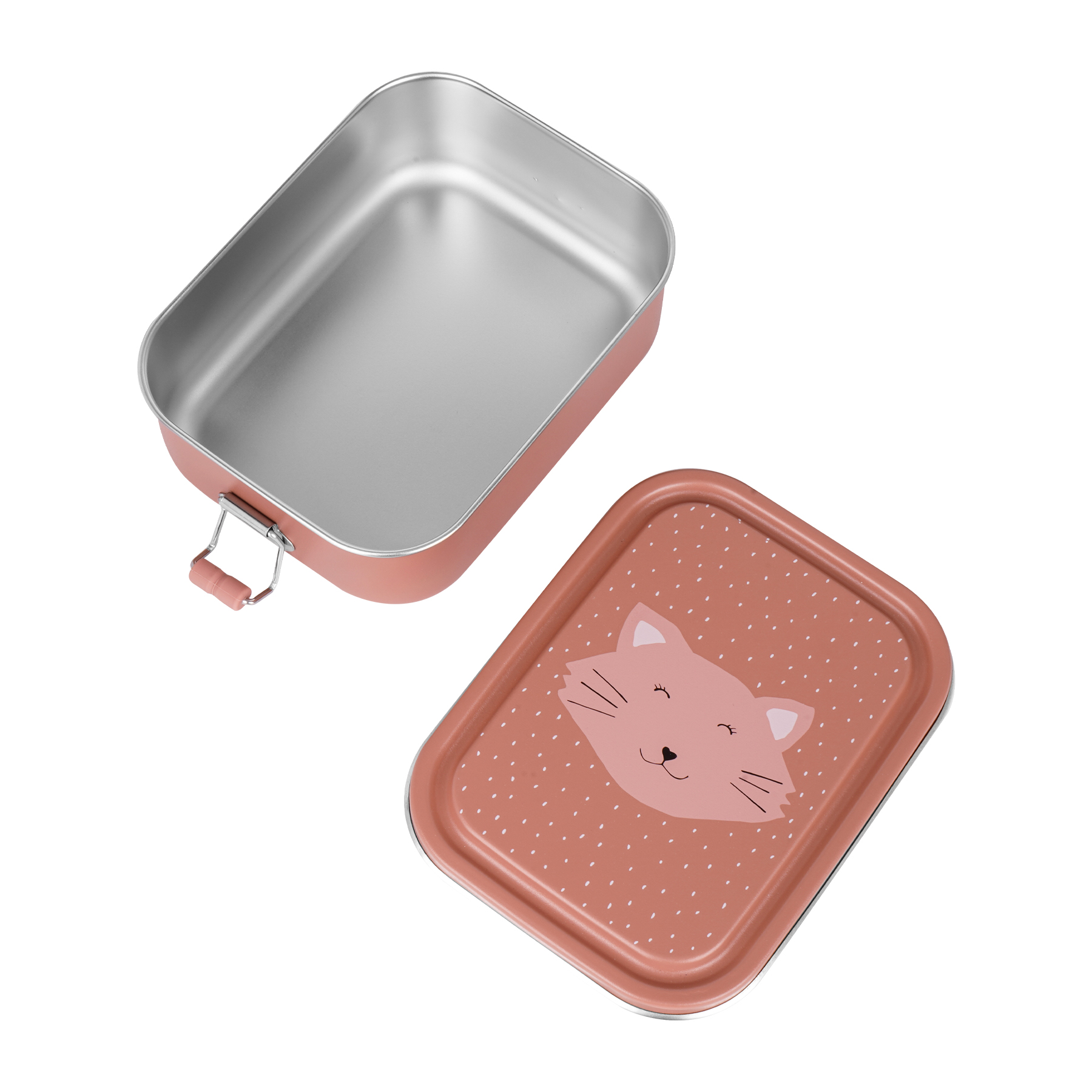 Trixie Brotdose Lunchbox aus Edelstahl Mrs Cat Katze Rosa Small Trixie Brotdose Lunchbox aus Edelstahl Mrs Cat Katze Rosa Small