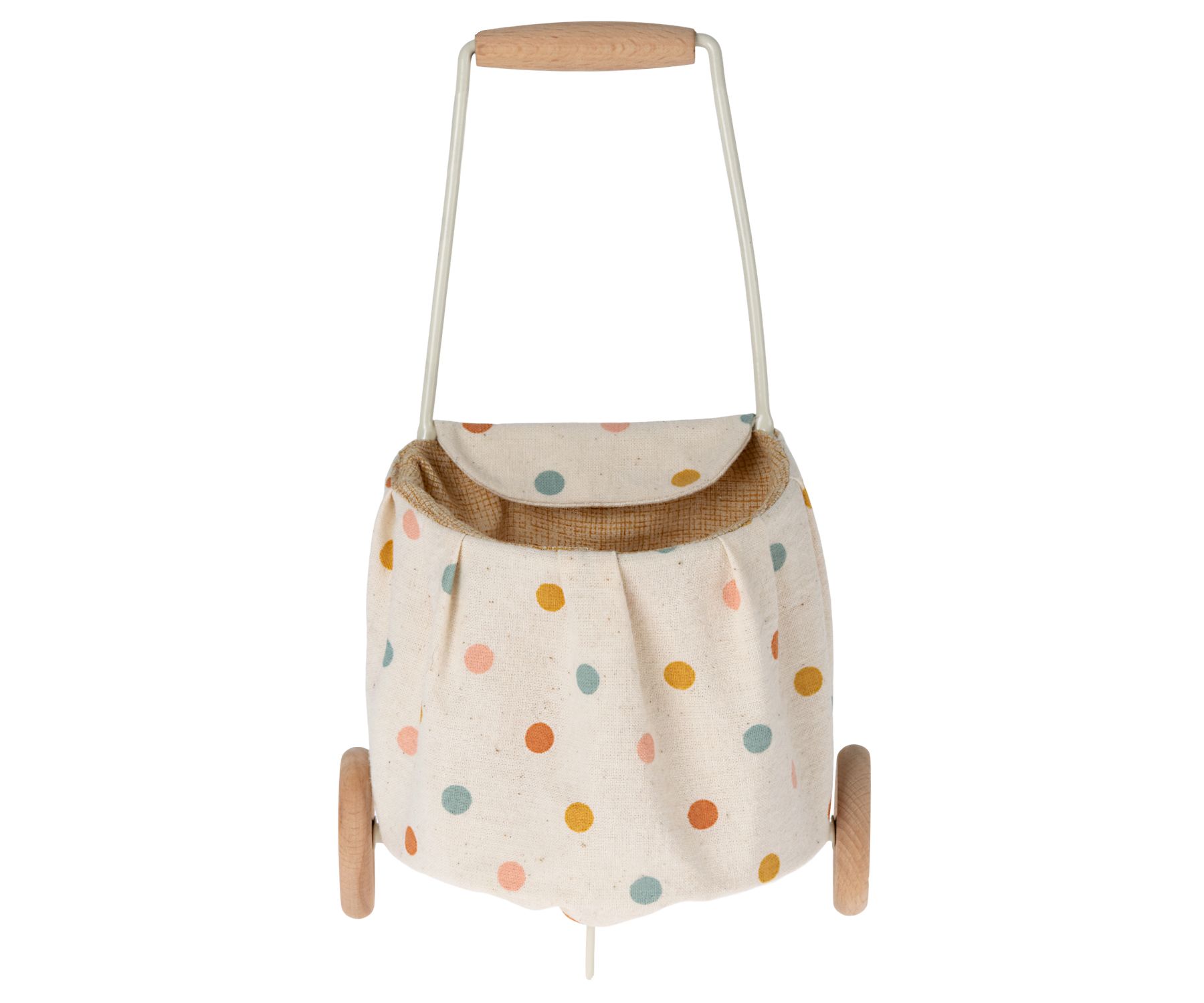 Maileg Mini Trolley Einkaufswagen mit Punktenmult dots Maileg Mini Trolley Einkaufswagen mit Punktenmult dots