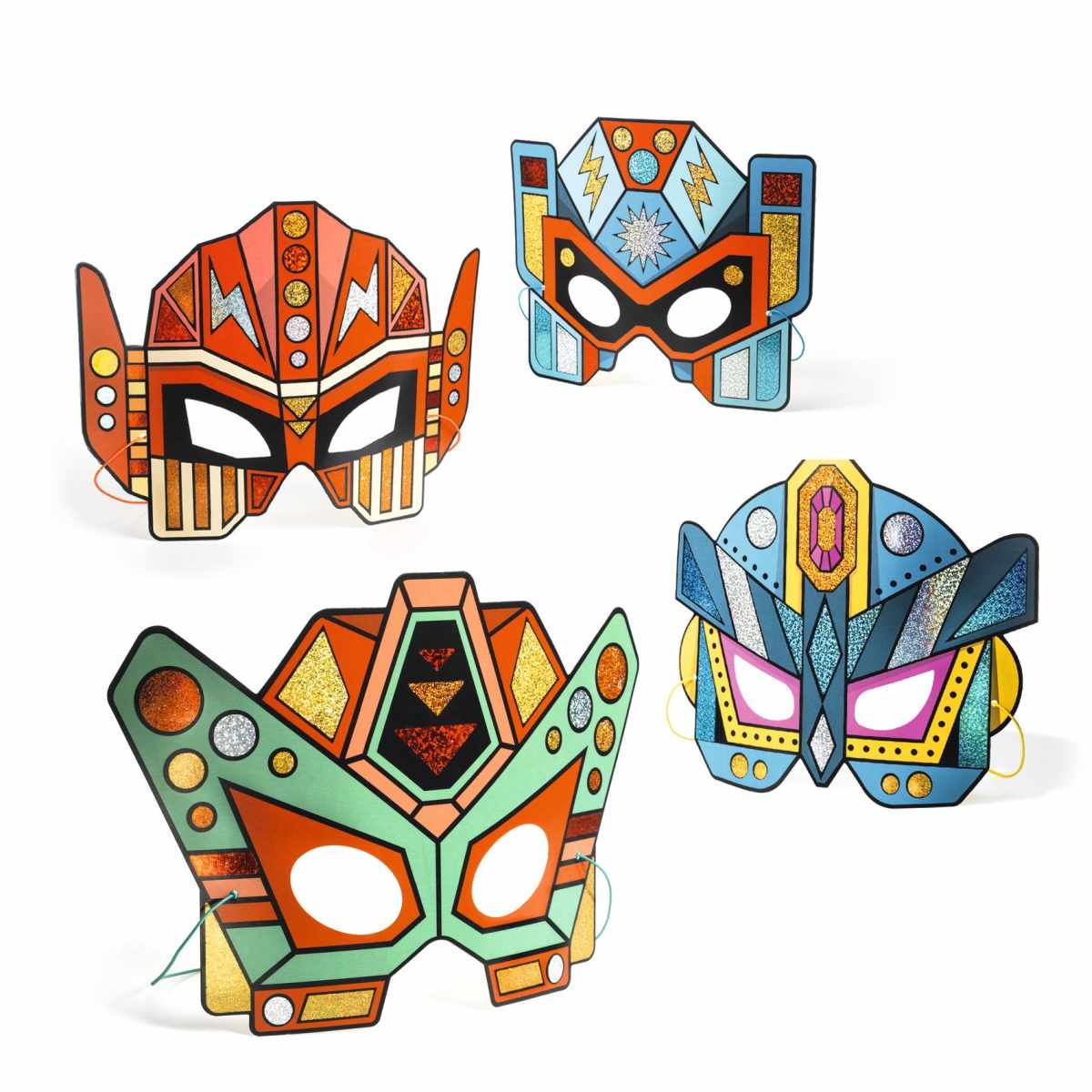 Djeco DIY Masken Super-Roboter Bastelset Djeco DIY Masken Super-Roboter Bastelset