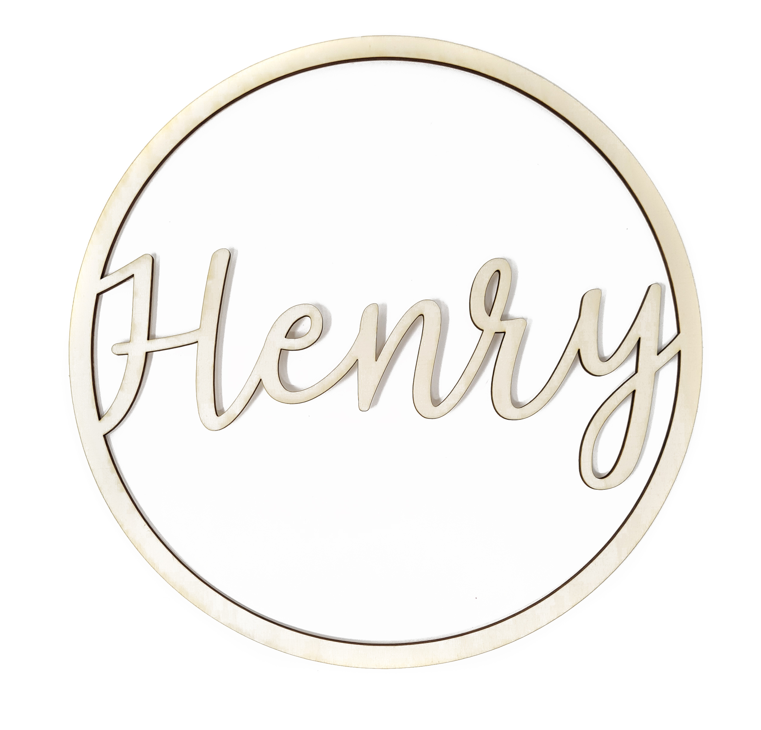 Personalisiertes Holzschild rund Traumfänger mit Wunschname zum Basteln 27 cm Personalisiertes Holzschild rund Traumfänger mit Wunschname zum Basteln 27 cm