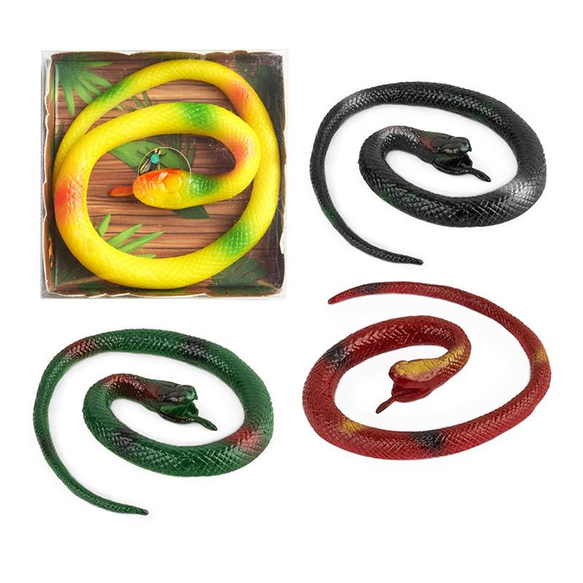 Trendhaus Zoo Stretchy Schlange 30cm, sortiert