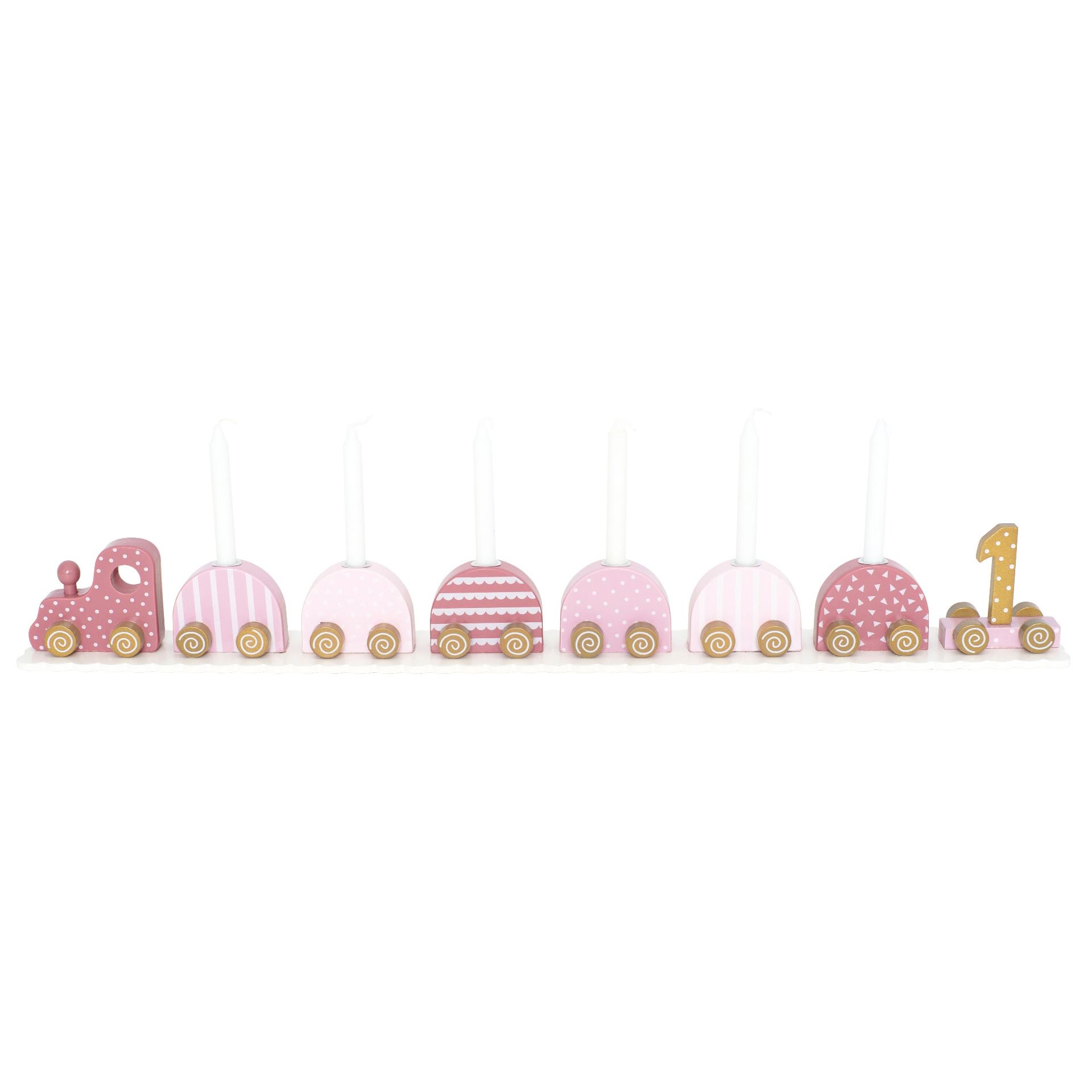 Jabadabado Geburtstagszug Kerzenhalter Happy Birthday pink Jabadabado Geburtstagszug Kerzenhalter Happy Birthday pink