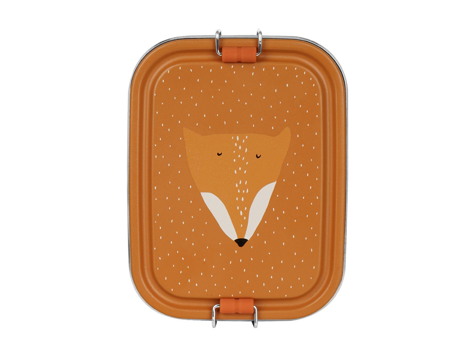 Trixie Brotdose Lunchbox aus Edelstahl Mr Fox Fuchs Orange Small