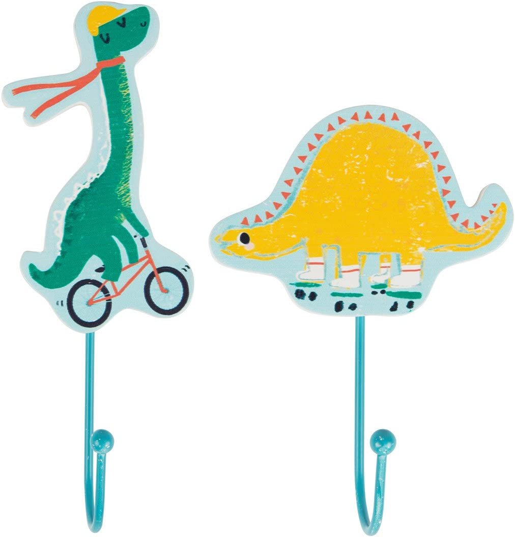 Sass & Belle Wandhaken Kleiderhaken Dinosaurier gelb