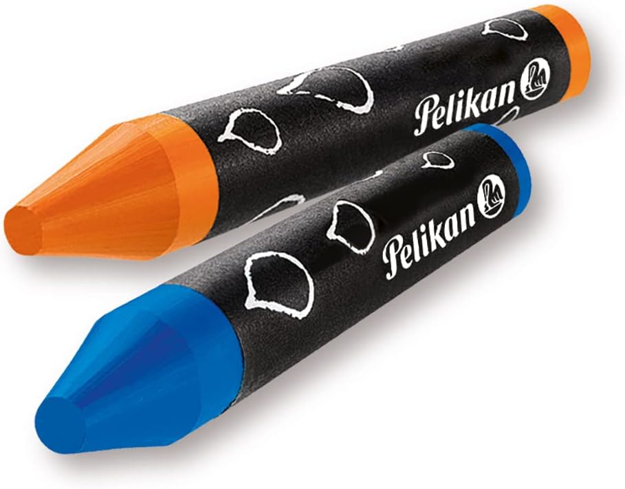 Pelikan Wachsmalstifte mit Hülle blau wasservermalbar 8 Sück
