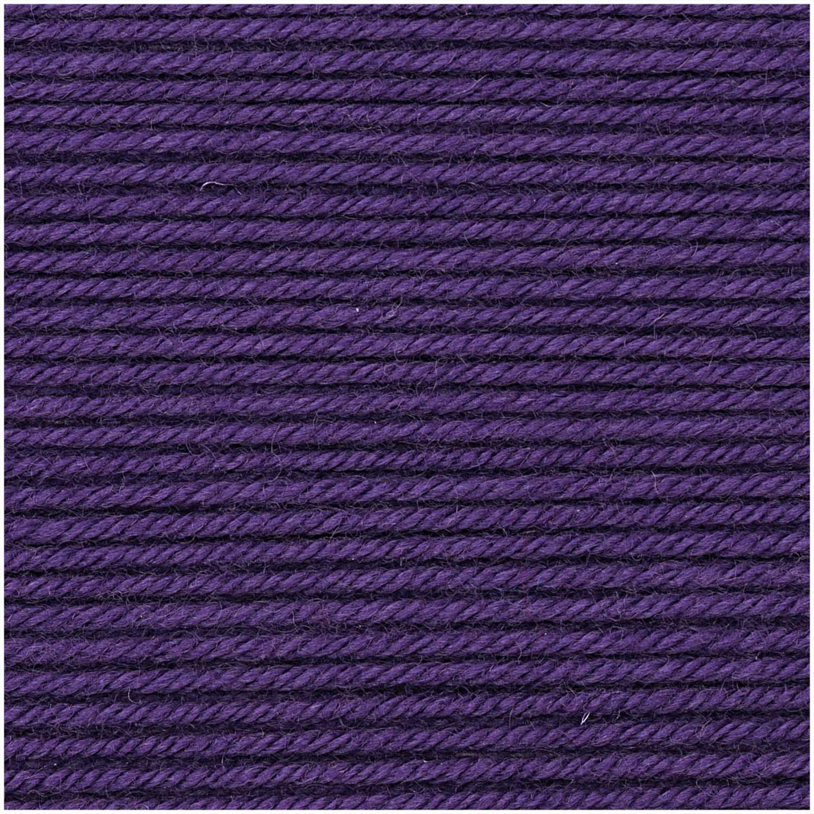 Rico Design Essentials Merino dk extrafine Wolle 50g Farbe 17 Pflaume