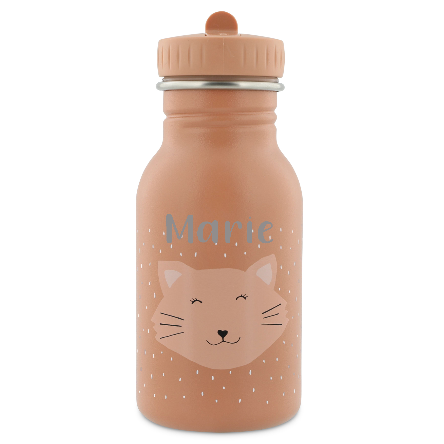 Trixie Trinkflasche aus Edelstahl Katze 350ml personalisiert