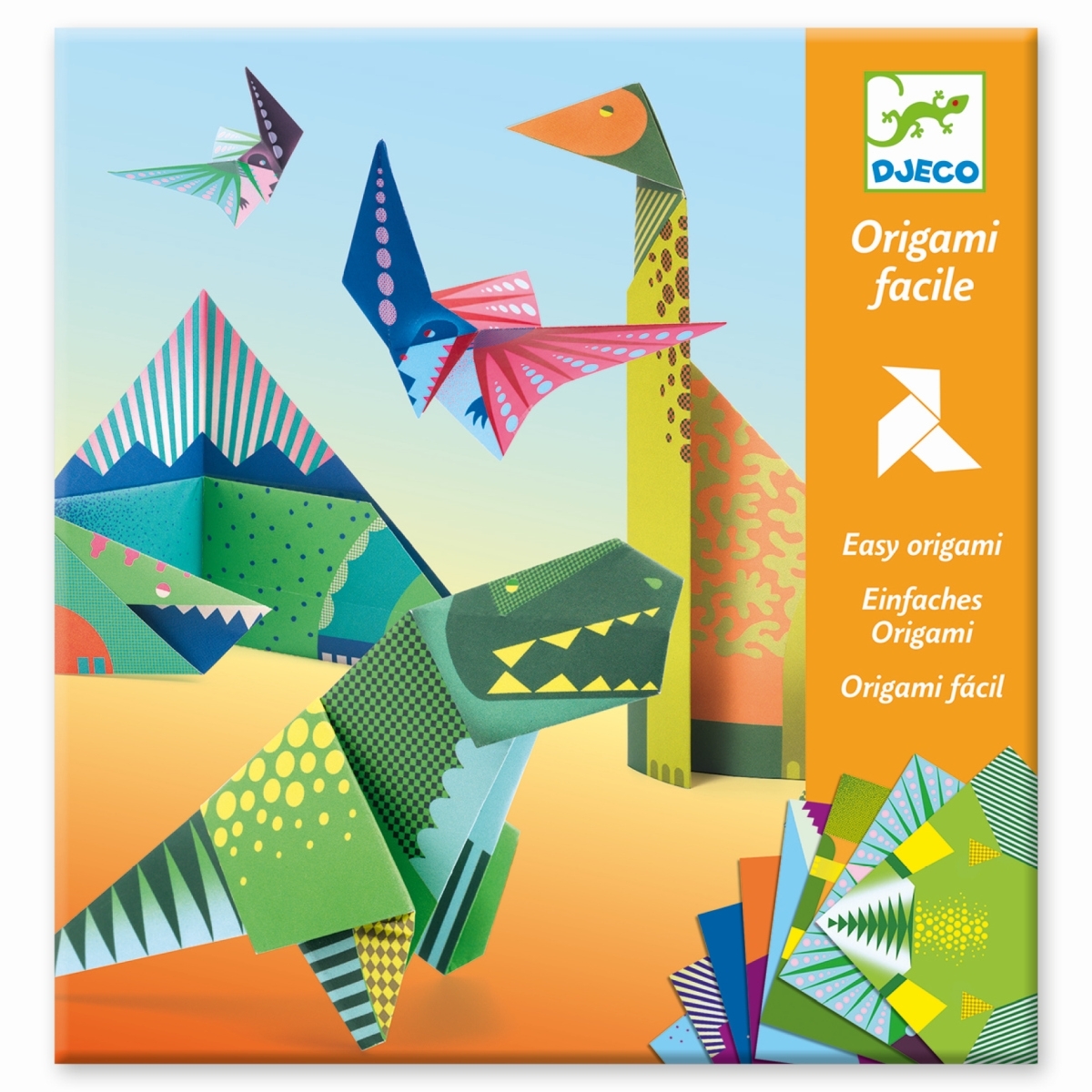Djeco Origami Dinos Dinosaurier Bastelset