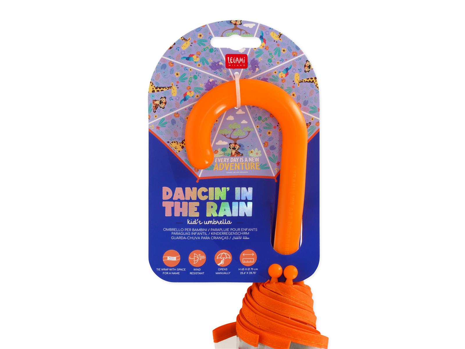 Legami Kinderregenschirm Dancin' in the Rain Jungle Dschungel