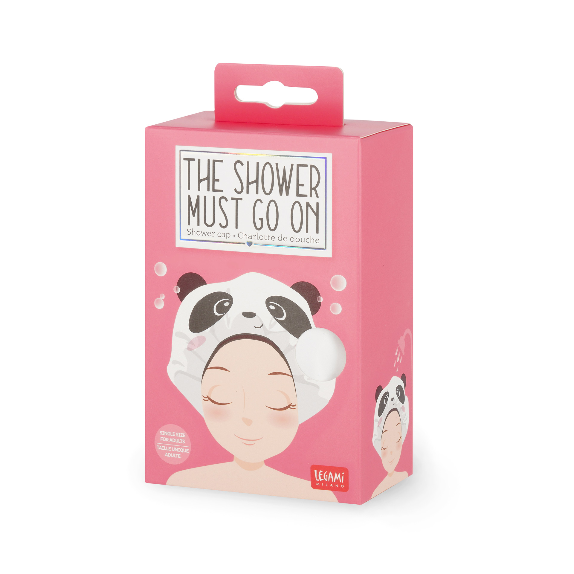 Legami Duschhaube The Shower must go on Panda