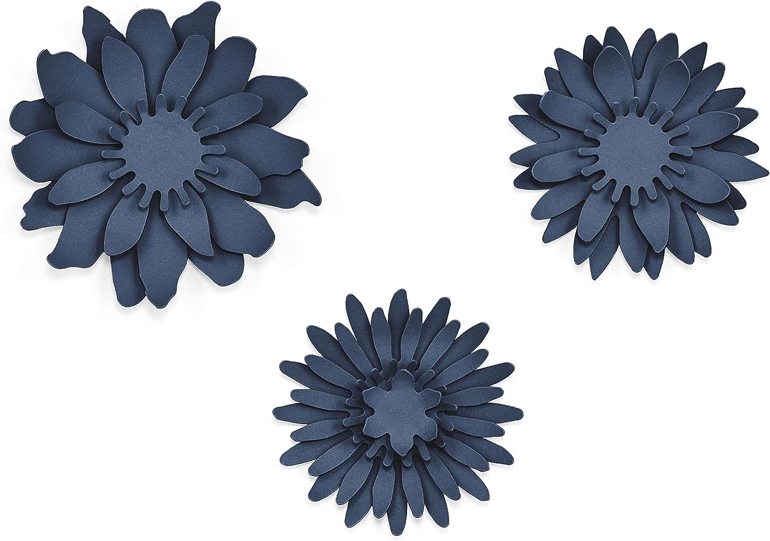 PartyDeco Hochzeitsdeko Tischdekoration Papierblumen Navy Blue PartyDeco Hochzeitsdeko Tischdekoration Papierblumen Navy Blue