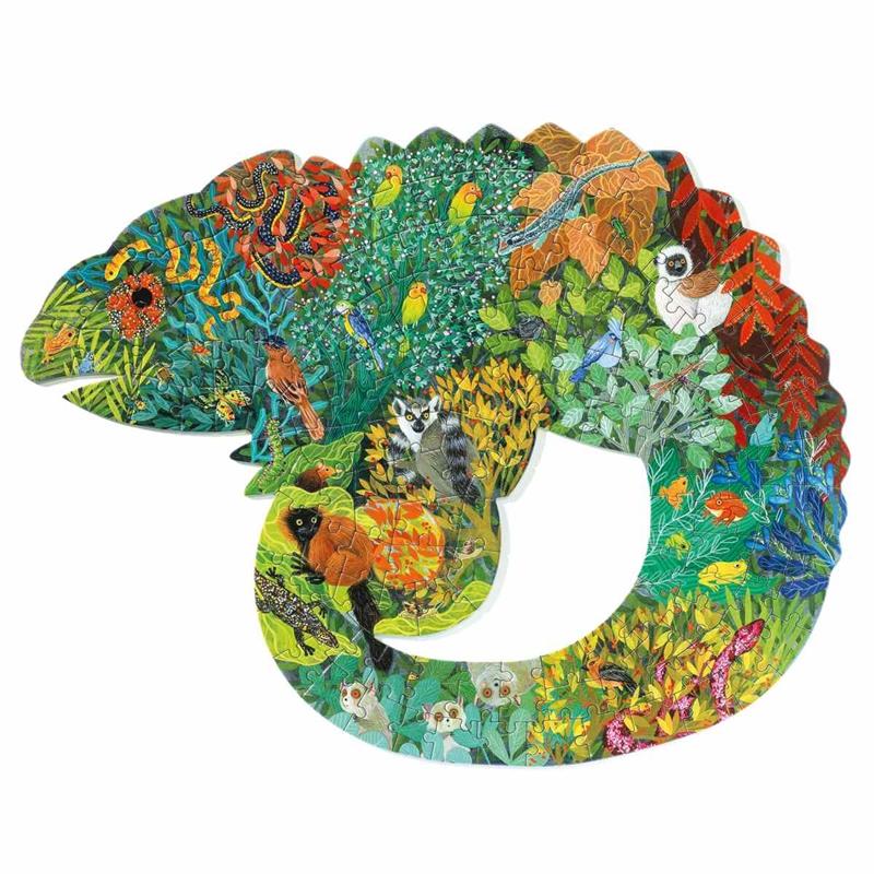 Djeco Puzzle Chameleon Puzz'Art 150 Teile Djeco Puzzle Chameleon Puzz'Art 150 Teile
