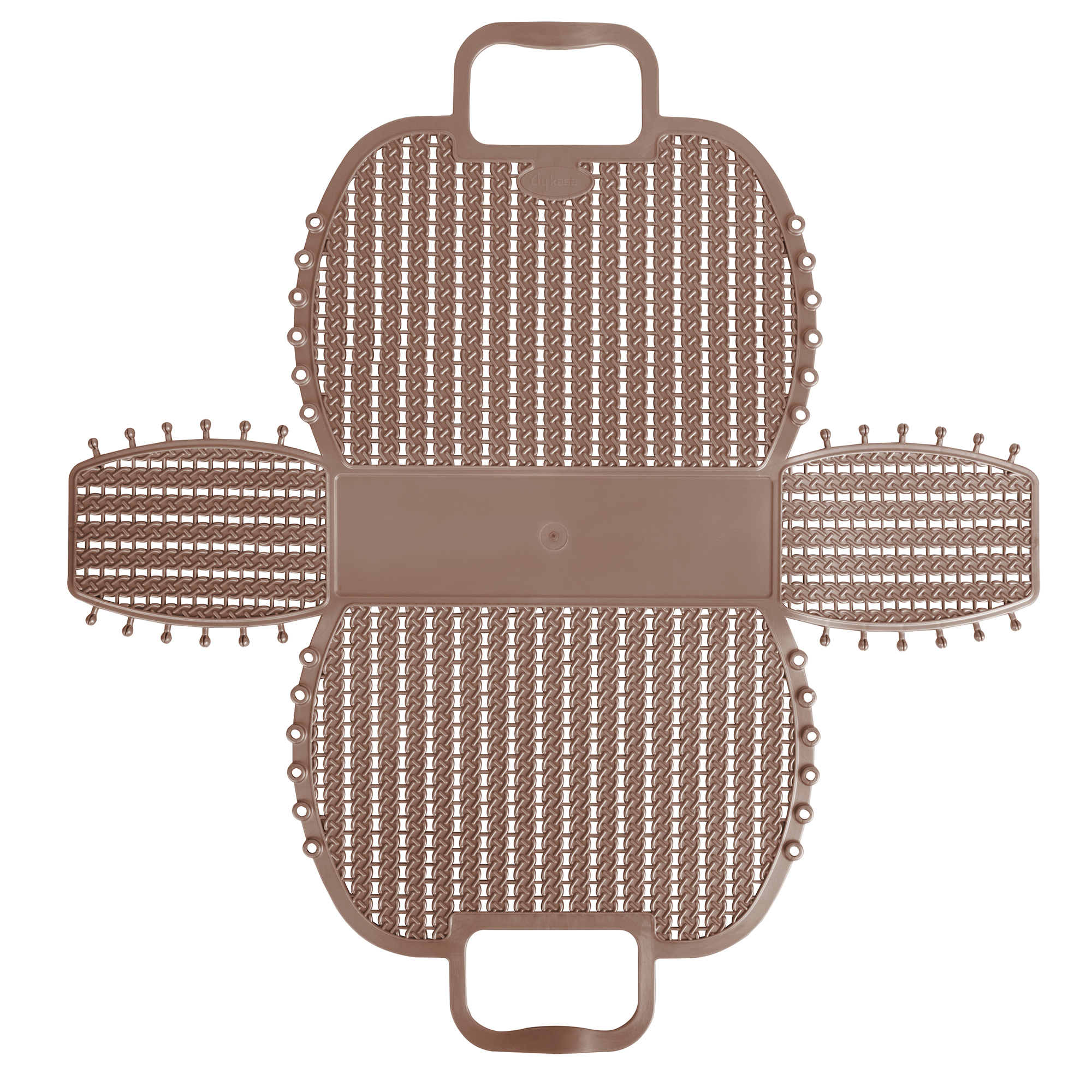 Ay-Kasa Korb Basket Plastik-Korb warm taupe braun klein Ay-Kasa Korb Basket Plastik-Korb warm taupe braun klein