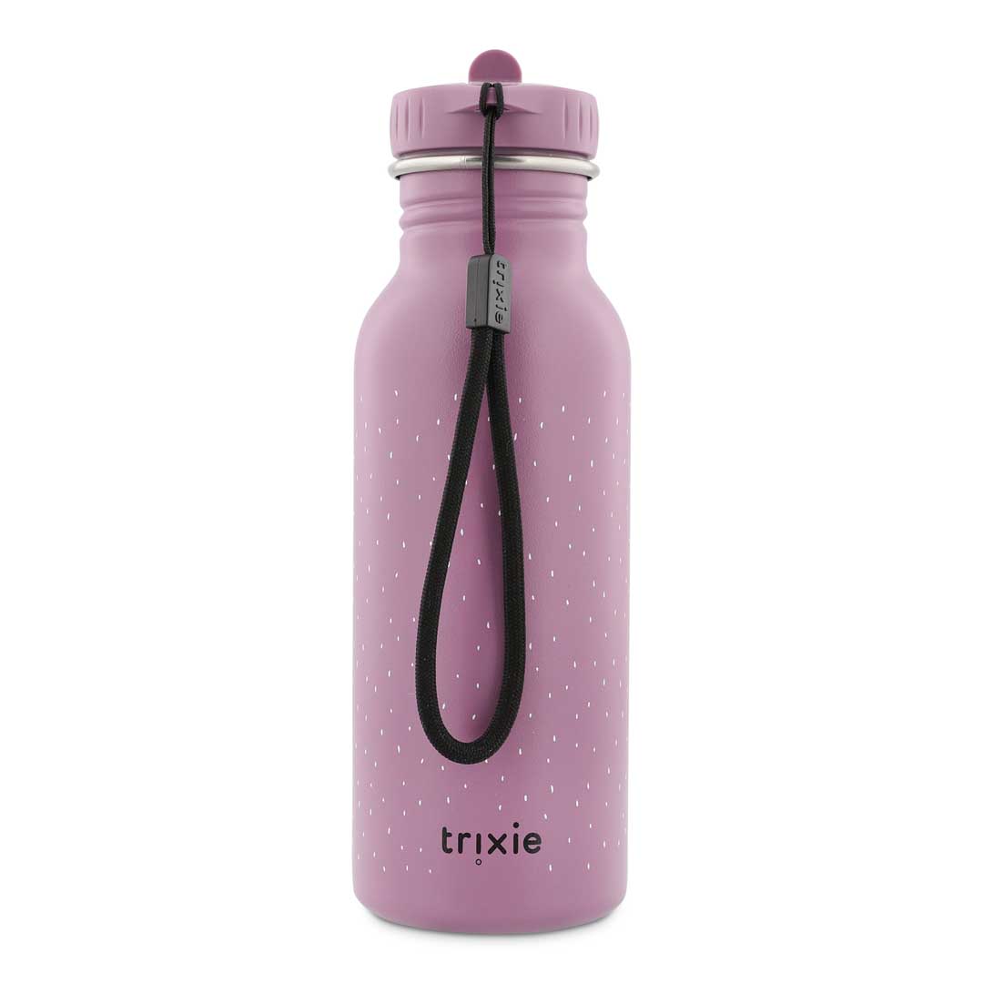 Trixie Trinkflasche aus Edelstahl Mrs Peacock Pfau violett 500 ml