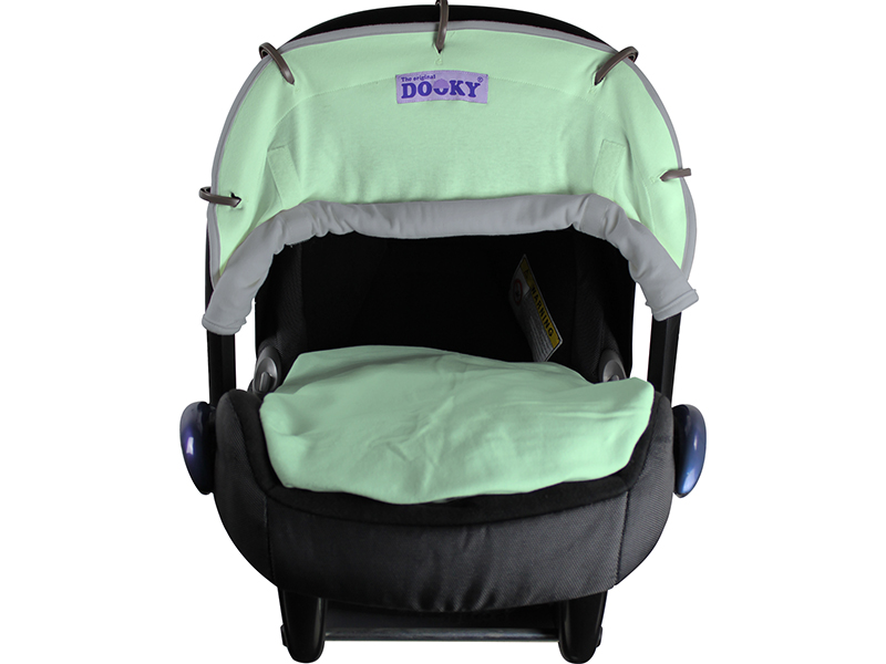 Dooky Sonnenblende in Mint-Grau