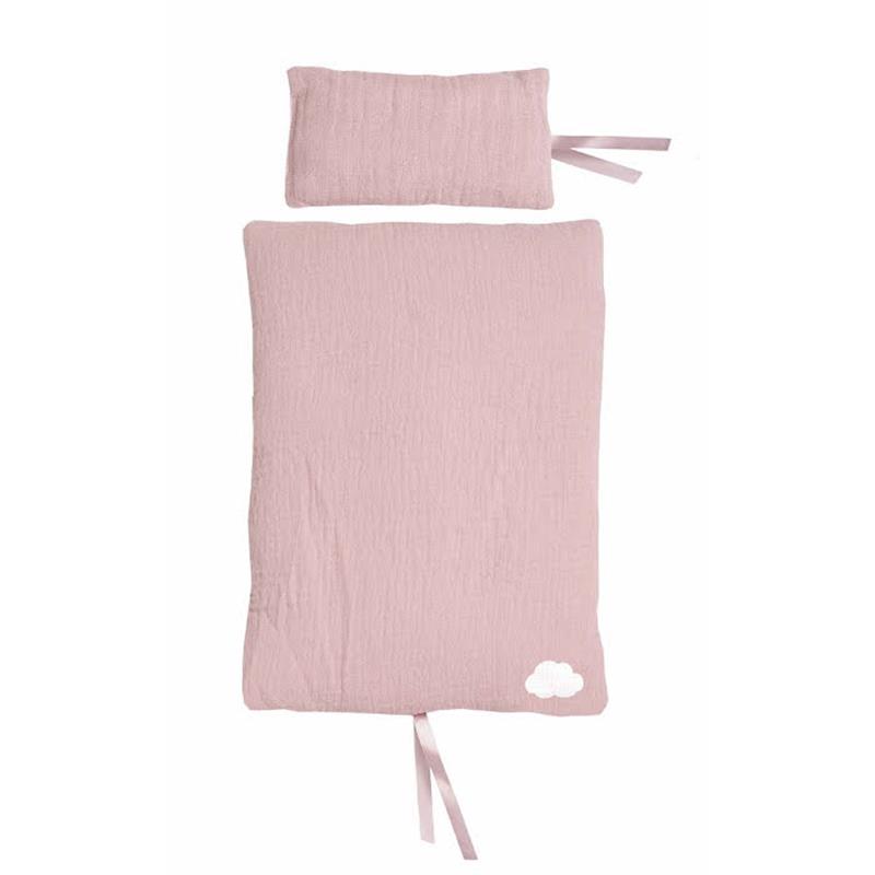 JaBaDaBaDo Puppenbett-Wäsche Set in Pink