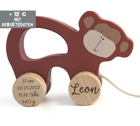 Trixie Holz-Nachziehtier Mr. Monkey Affe Trixie Holz-Nachziehtier Mr. Monkey Affe