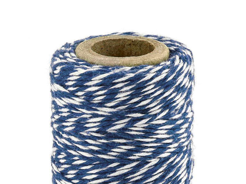 PartyDeco Bakers Twine Bäckergarn aus Baumwolle dunkelblau 50m