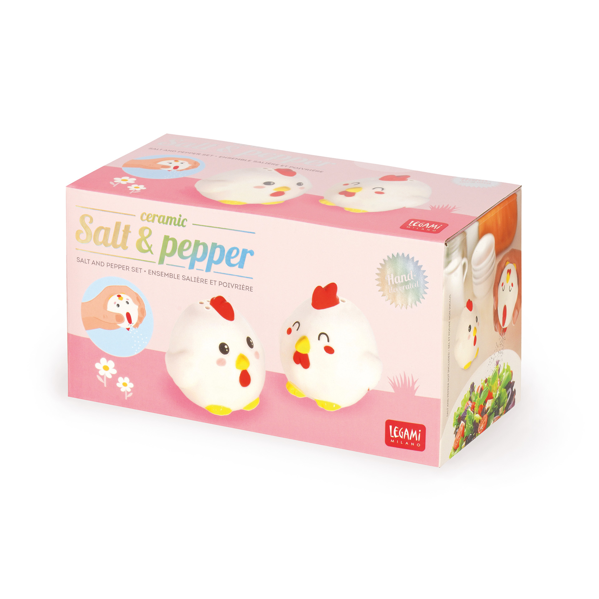 Legami Salz- und Pfefferset aus Keramik Hen Huhn