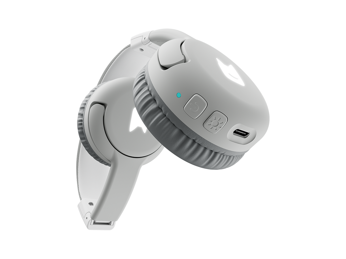 Tonies Lauscher Bluetooth Kopfhörer Mondgrau